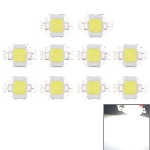 10 PCS 10W High Power LED Integrated Light Lamp(White Light)
