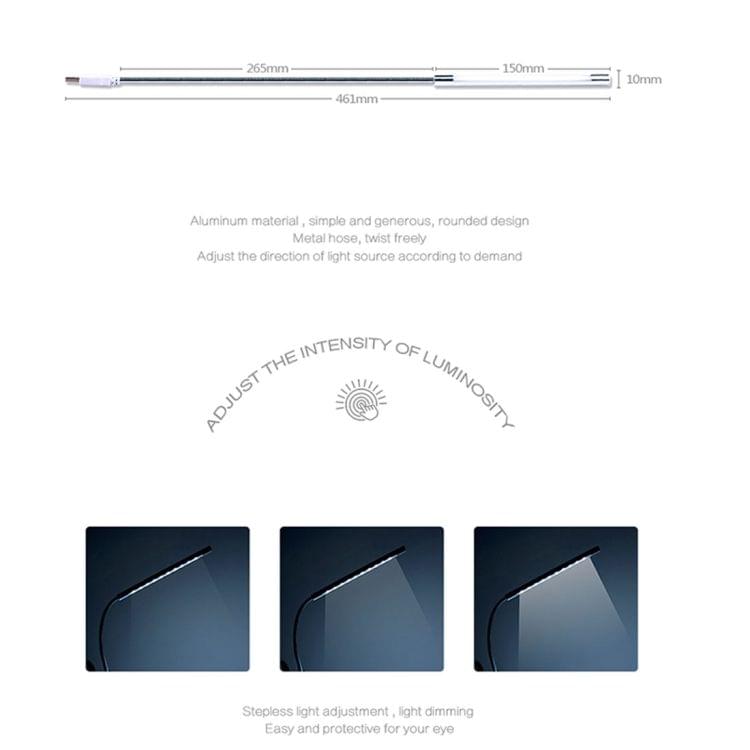Sunshine T10 Touch Switch Stepless Dimming Flexible LED Reading Light
