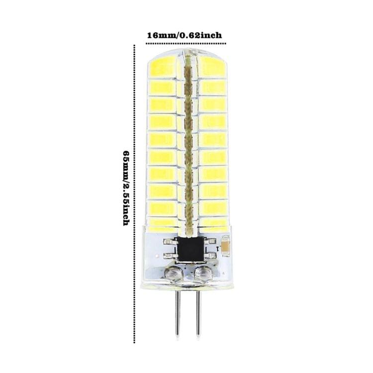 6 PCS YWXLight G4 5W AC 110-130V 80LEDs SMD 5730 Energy-saving Silicone Double Needle Lamp (Cold White)