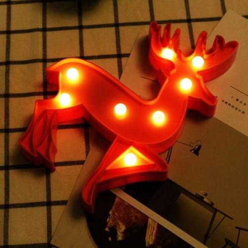 Creative Deer Shape Warm White LED Decoration Light
