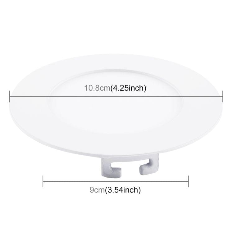4W 10.5cm Round Panel Light Lamp with LED Driver