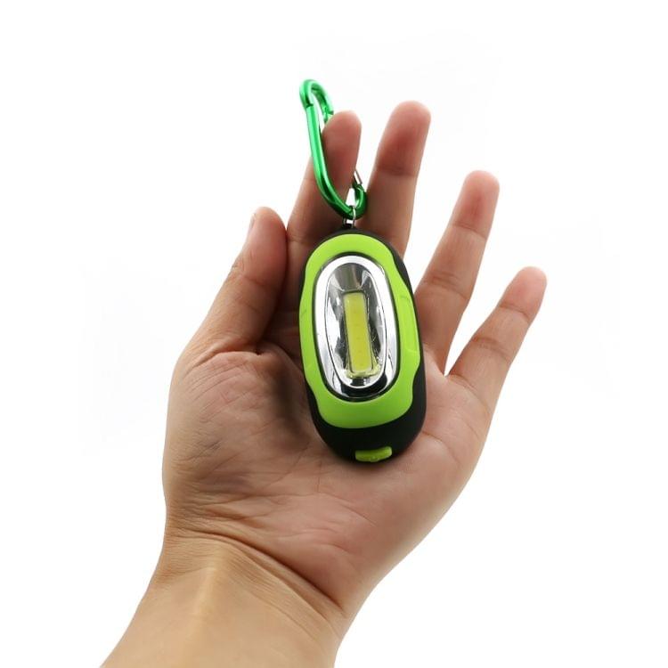 Portable Mini Keychain Pocket Torch COB LED Light Flashlight Lamp with 3 Modes(Blue)