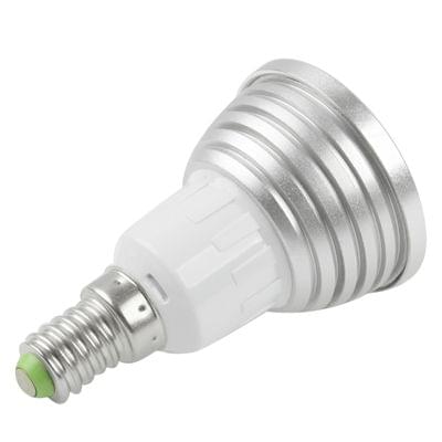 E14 3W RGB Flash LED Light Bulb
