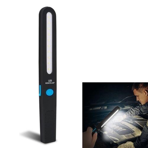 W555 10 SMD LEDs Portable USB Charging Magnet LED Working Lamp with Hook