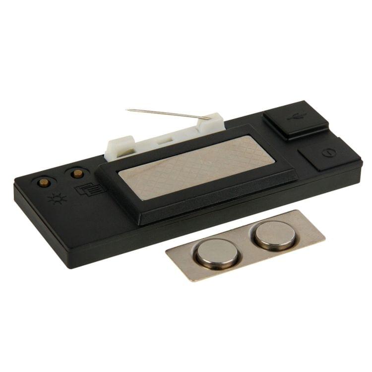Rectangle Led Screen Mini Rectangle LED Electronic Name Badge Mini LED Display – UNIQBUY