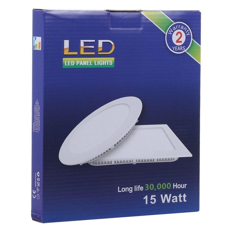 15W 19.6cm Square Panel Light Lamp with LED Driver