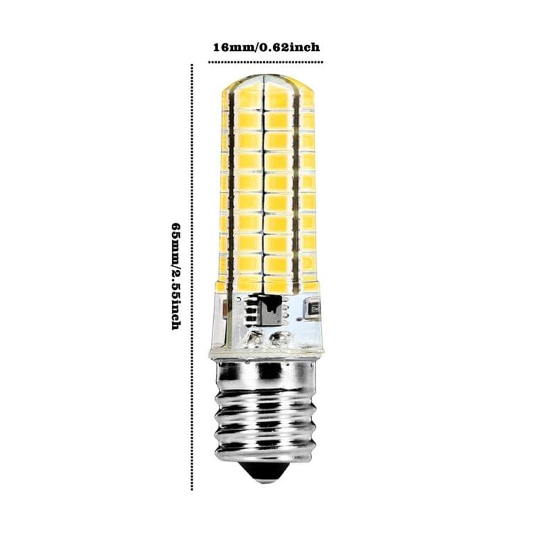 6 PCS YWXLight E17 5W AC 220-240V 80LEDs SMD 5730 Energy-saving LED Silicone Lamp (Warm White)