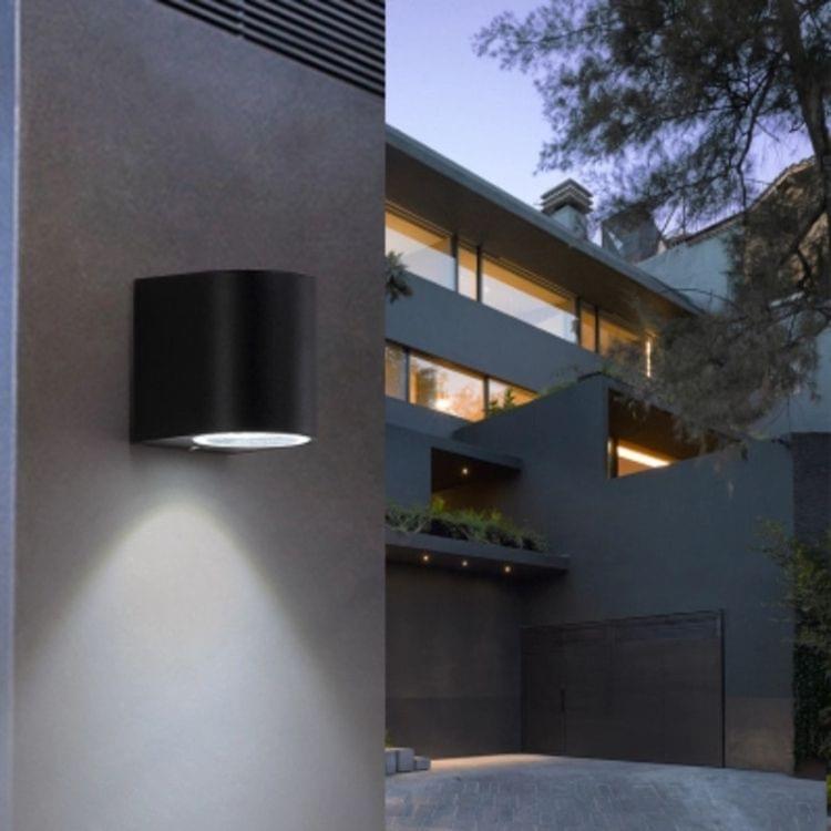 Modern Creativity IP65 Waterproof COB LED Wall Light Hotel Aisle Porch Garden Lighting, Wattage:3W Single Head(White Light)
