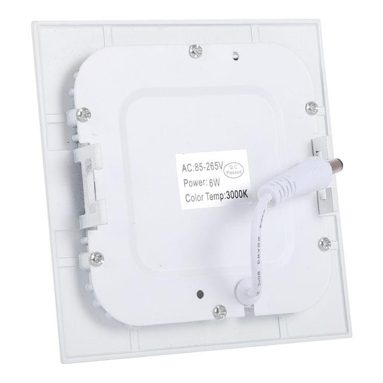 6W 12cm Square Panel Light Lamp with LED Driver