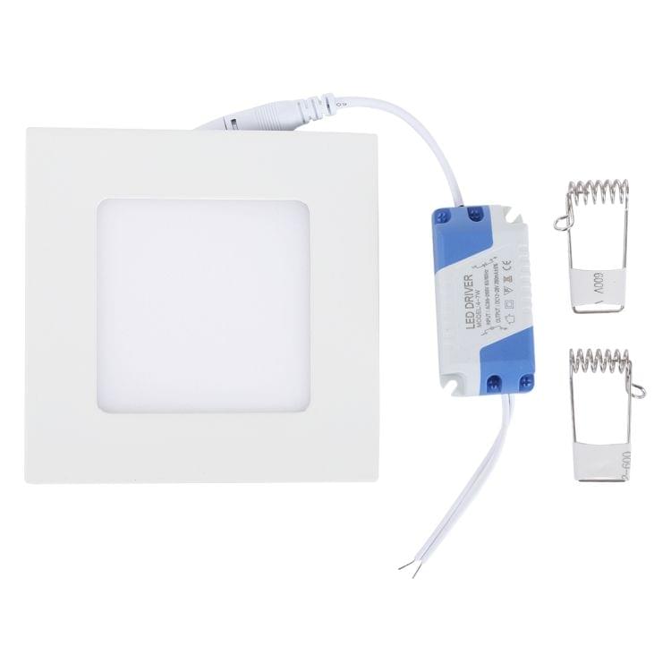 6W 12cm Square Panel Light Lamp with LED Driver