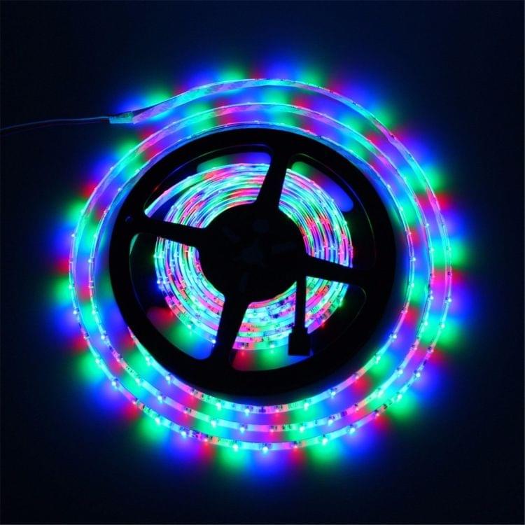 YWXLight 5M 2835SMD RGB LED Strip Light with 24 Key Remote Control,  EU Plug