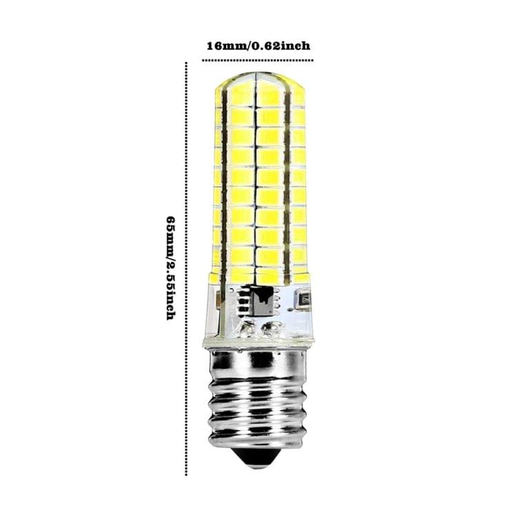 6 PCS YWXLight E17 5W AC 220-240V 80LEDs SMD 5730 Energy-saving LED Silicone Lamp (Cold White)