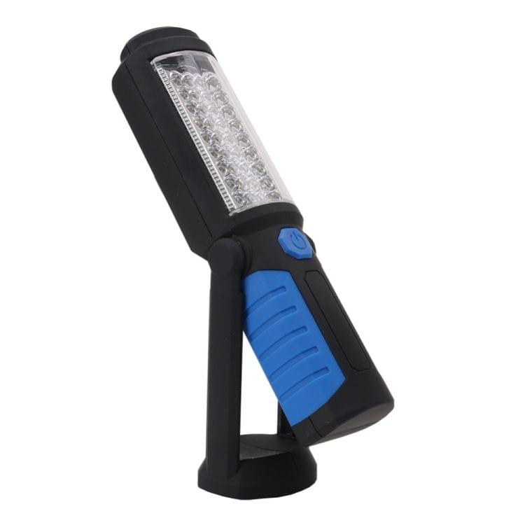 3W USB Charging 36+5LEDs Magnetic Work Flashlight Outdoor Emergency Inspection Work Torch Light(Blue)