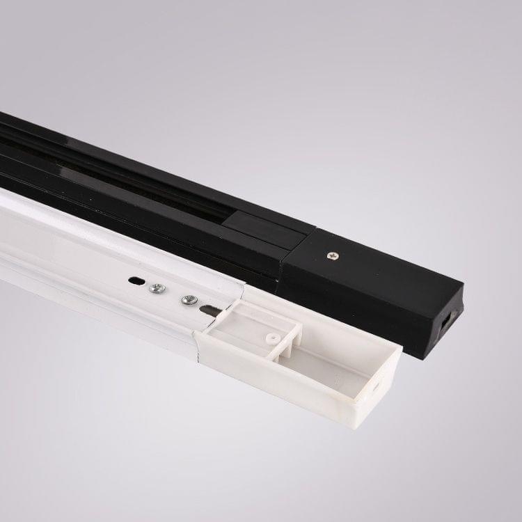 50cm Aluminum Shell Rail Strip Spot Light Track Bar for LED Track Lamp(Black)