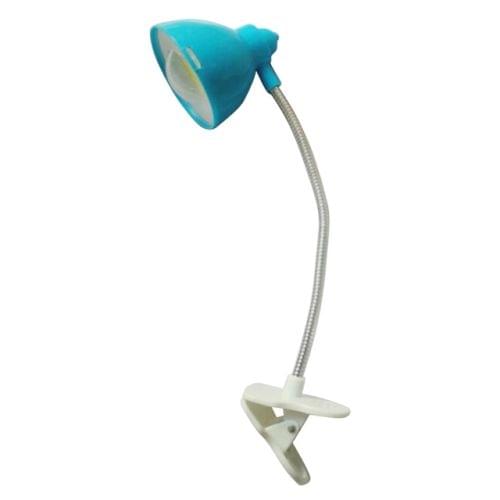 Adjustable Soft Lighting Effect Eye Protection Clip Reading Lamp Night Light Mini Portable Cute Flexible LED Book Light(Blue)