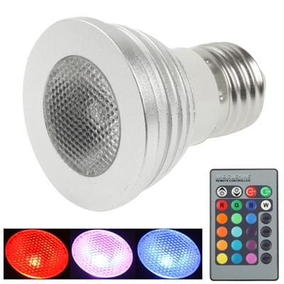 E27 3W RGB LED Spotlight Bulb
