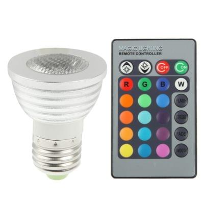 E27 3W RGB LED Spotlight Bulb