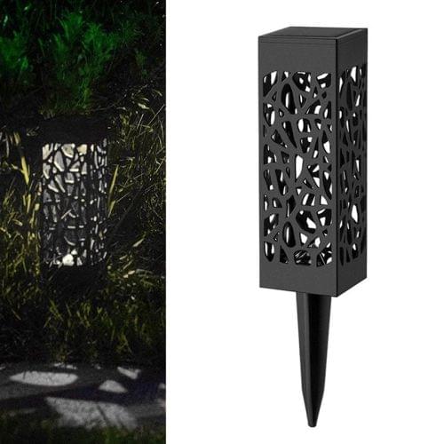 Outdoor Hollowing Out Solar Energy Garden Lawn Lamp(White Light)