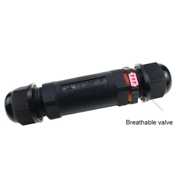 XY20 IP68 Waterproof 3 Pin Straight Cable Connector