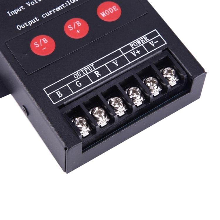 360W 4 Keys RF Remote Control Iron Shell LED Controller, DC 5-24V(Black)