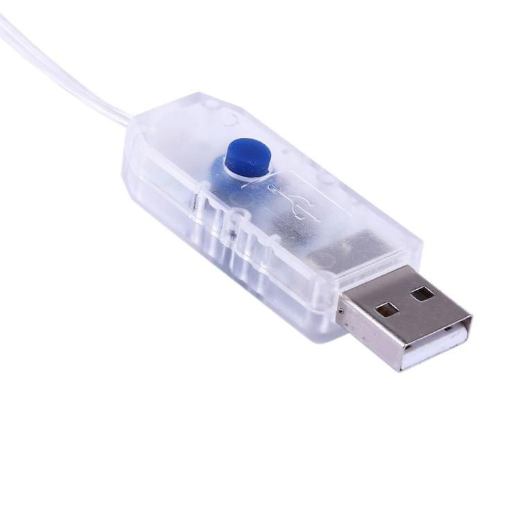 2W 10m USB Silver Wire String Light