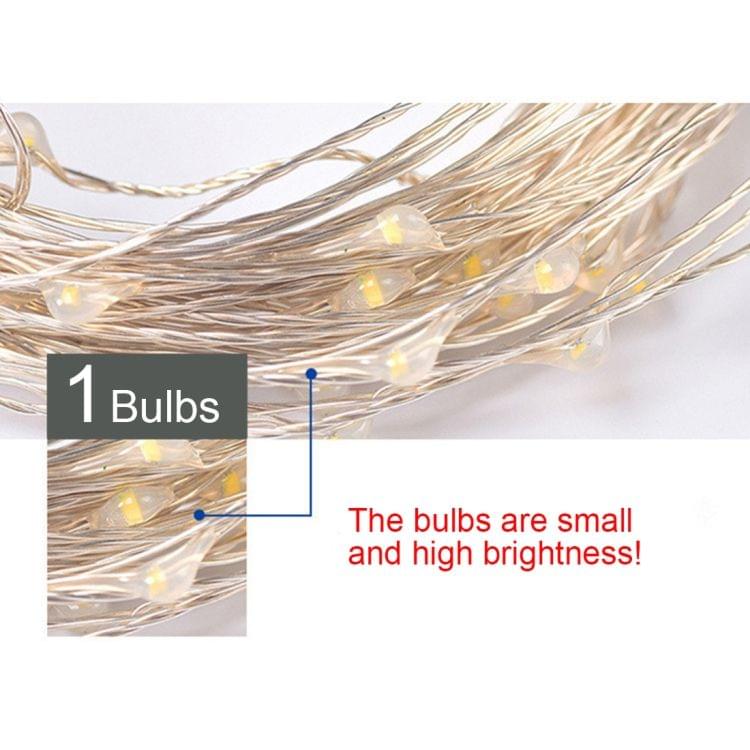 2W 10m USB Silver Wire String Light