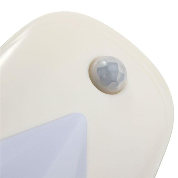 Light Control + Human Body Induction Auto Sensor Smart LED Night Light Emergency Lamp for Bedroom, Bathroom, Kitchen, Corridor Aisle, AC 100-240V, EU Plug(Gold)