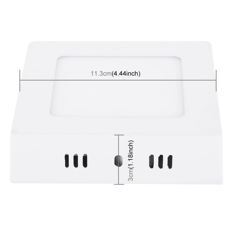 6W Square LED Surface Panel Light with LED Driver