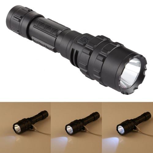 10W USB Charging XM-L2 T6 IPX6 Waterproof Strong LED Flashlight with 5-Modes & USB Cable & Rope