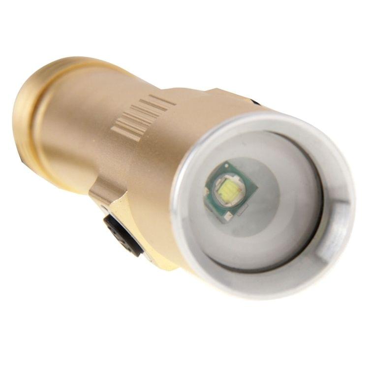 White Light Dimmable Rechargeable Flashlight