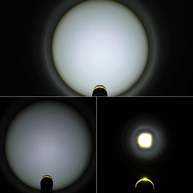 COFLY KX-F398 Cree XR-E Q5 210lm 3-Mode Neutral White Zooming Flashlight (Black + Blue)(Blue)