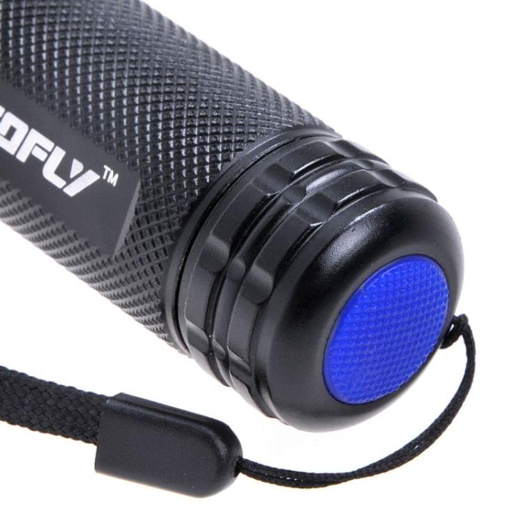 COFLY KX-F398 Cree XR-E Q5 210lm 3-Mode Neutral White Zooming Flashlight (Black + Blue)(Blue)
