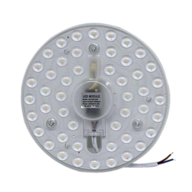 24W 48 LEDs SMD 2835 3000-6000K Cool White / Warm White / Natural White Adjustment LED Module Lamp Bulb Panel Ceiling Light Modified Light Source, AC 220V