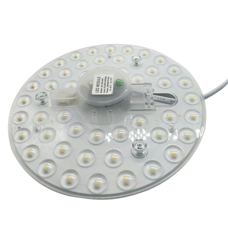 24W 48 LEDs SMD 2835 3000-6000K Cool White / Warm White / Natural White Adjustment LED Module Lamp Bulb Panel Ceiling Light Modified Light Source, AC 220V
