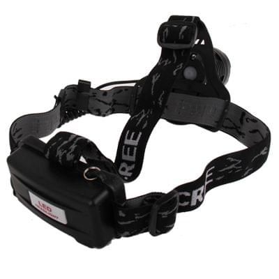 CREE High Power Rotating Dimmer Zoom Headlamp / Headlight(Black)