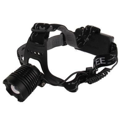 CREE High Power Rotating Dimmer Zoom Headlamp / Headlight(Black)