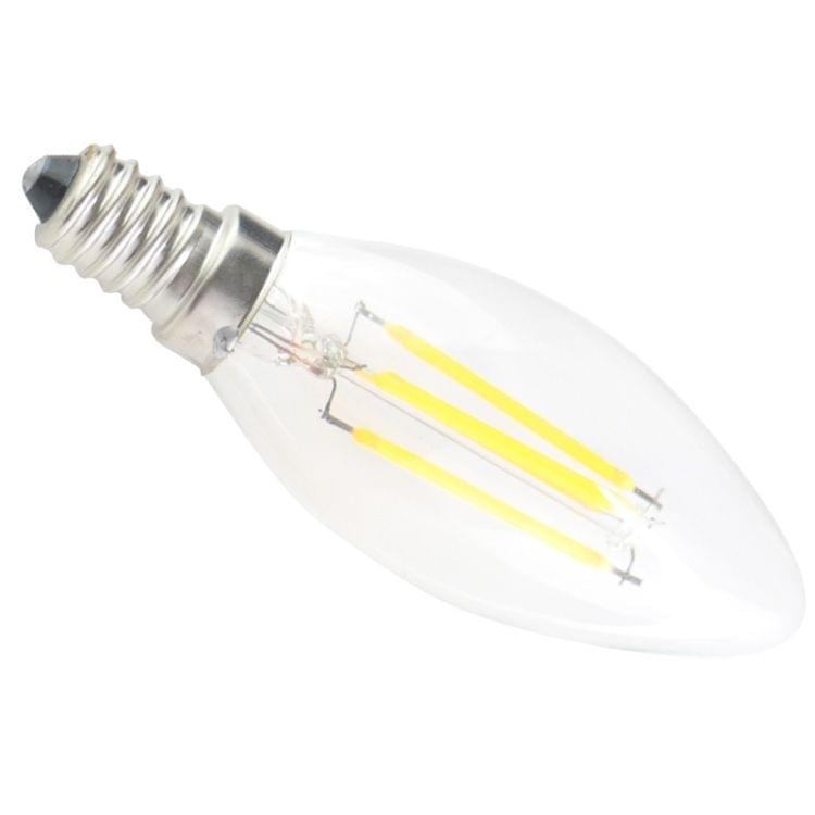 E14 4W Warm White Light 4 COB LED Candle Bulb