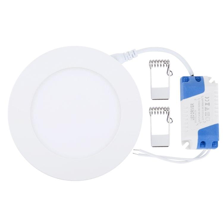 6W 12cm Round Panel Light Lamp with LED Driver