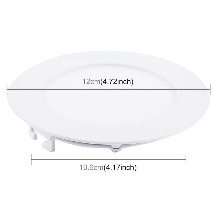 6W 12cm Round Panel Light Lamp with LED Driver