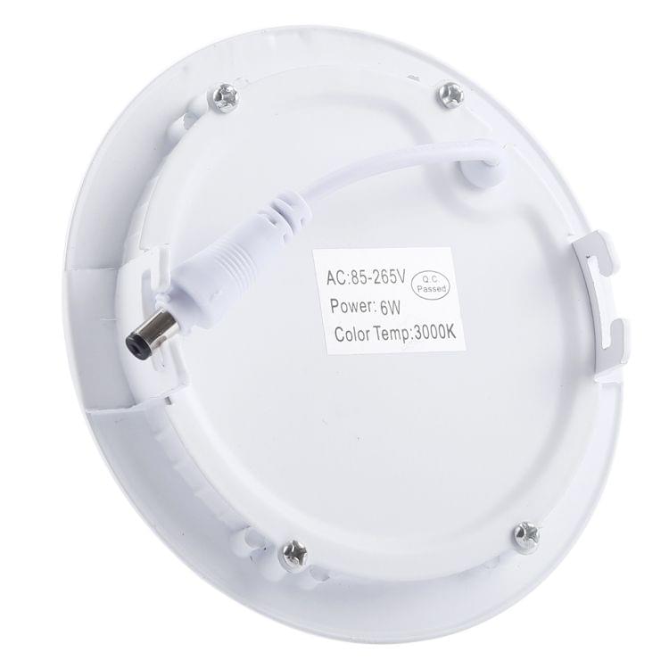 6W 12cm Round Panel Light Lamp with LED Driver