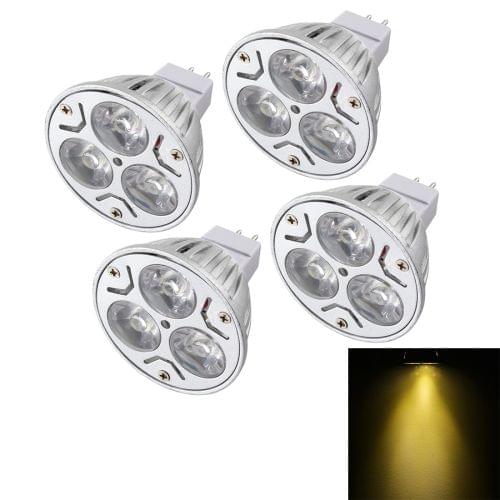 4 PCS YouOKLight MR16 3W 300LM Spotlight Bulb