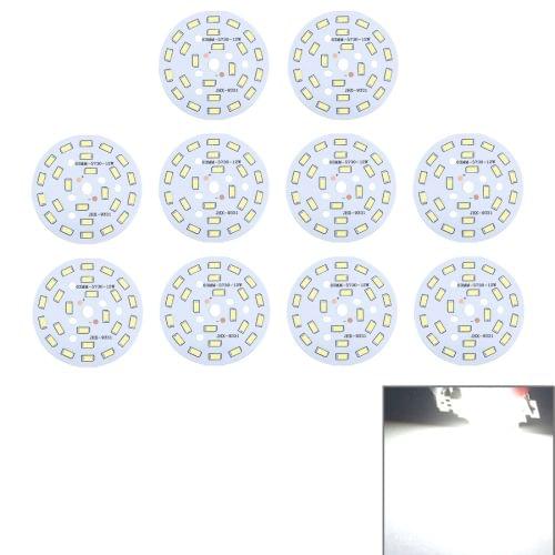 10 PCS 12W SMD 5730 White Light Aluminum Base Light Panel