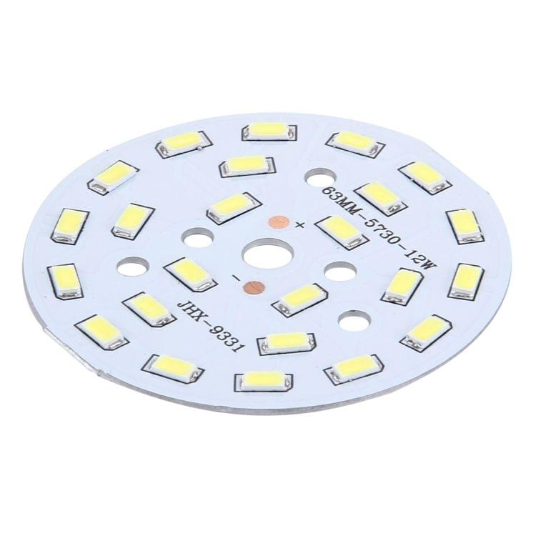 10 PCS 12W SMD 5730 White Light Aluminum Base Light Panel