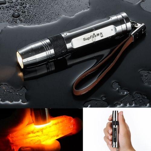 SupFire S9 3W CREE-XPG IP55 Waterproof Yellow Light Professional Jade Dedicated LED Flashlight
