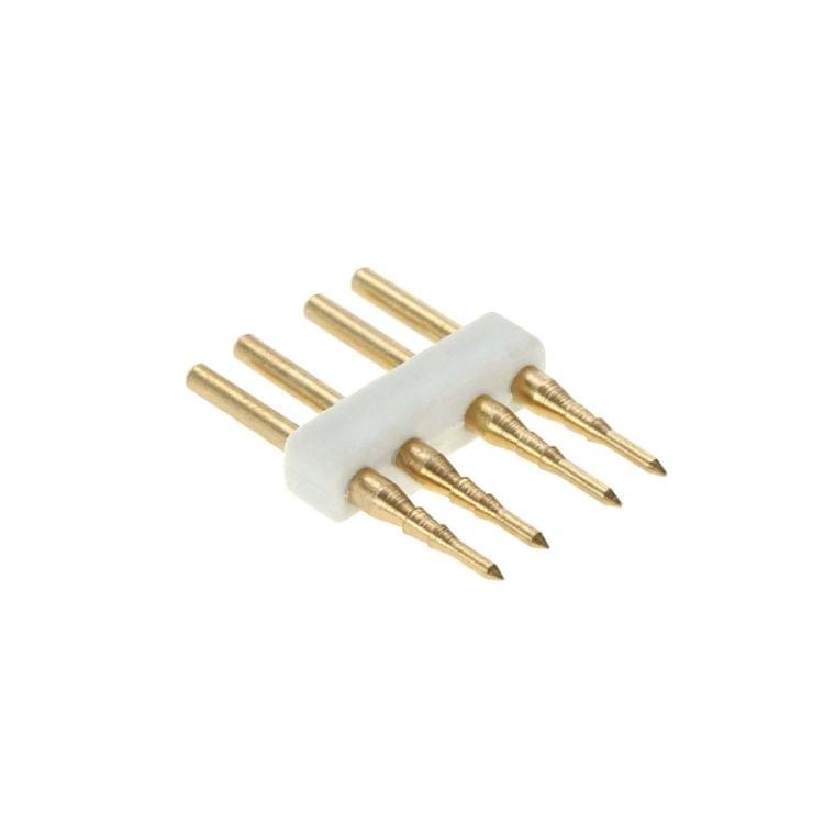 50 PCS 220V LED RGB Strip 4 Pin Needle Connector for LED 5050 RGB Flexible Strip