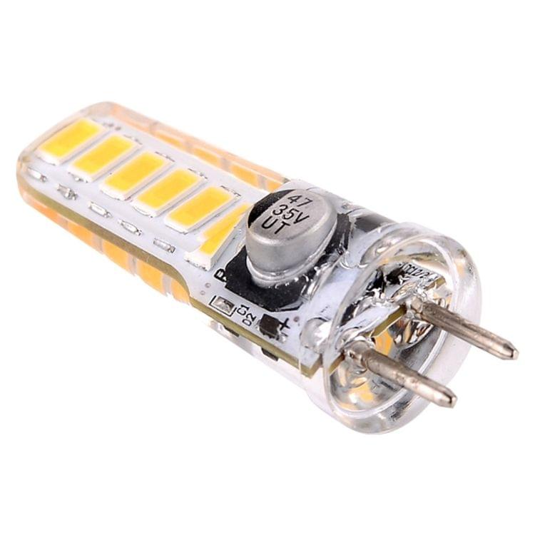 6 PCS YWXLight GY6.35 4W 12LEDs SMD 5730 Energy Saving LED Silicone Lamp (Warm White)
