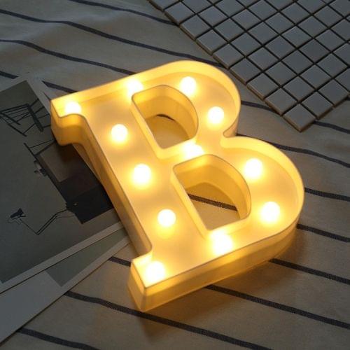 Alphabet B English Letter Shape Decorative Light