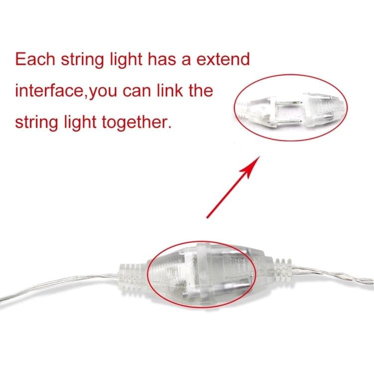 10m Snowflake Shape String  Decoration Lights