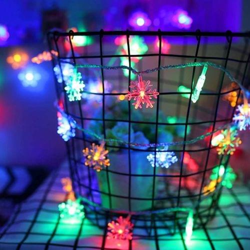 10m Snowflake Shape String  Decoration Lights