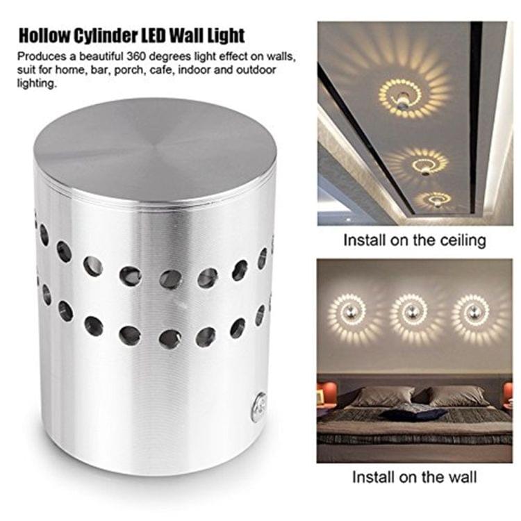 YWXLight Aluminum Indoor Lighting LED Wall Lamp Decorate Lights, AC 110-240V (Warm White)